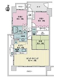 間取図画像 3LDK