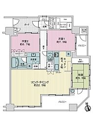 間取図画像 3LDK