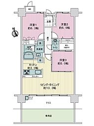 間取図画像 3LDK
