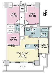 間取図画像 3SLDK