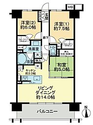 間取図画像 3LDK