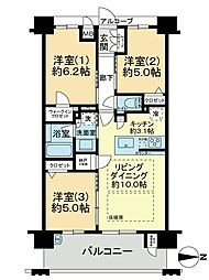 間取図画像 3LDK