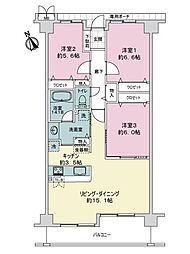 間取図画像 3LDK