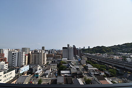 南向きバルコニーからの眺望