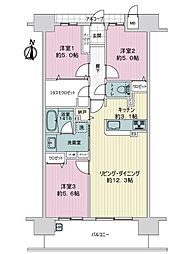 間取図画像 3LDK