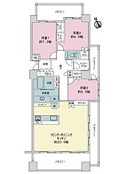 間取図画像 3LDK
