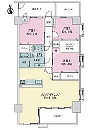 間取図画像 3LDK