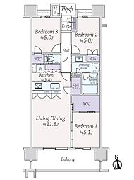 間取図画像 3LDK