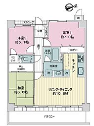 間取図画像 3LDK
