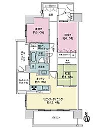 サーパス北長野駅レジデンス 3LDKの間取図画像