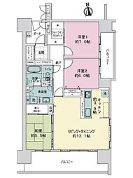 間取図画像 3LDK