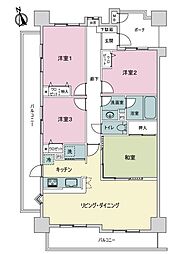 NICEステージ宇都宮壱番館 4LDKの間取図画像