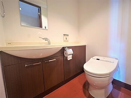 セパレート型手洗い付きのトイレ