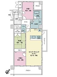 間取図画像 3LDK
