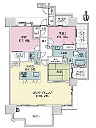 間取図画像 3LDK