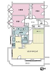 間取図画像 3LDK