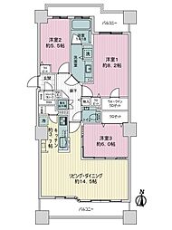 間取図画像 3LDK
