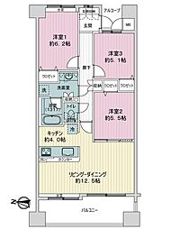 間取図画像 3LDK