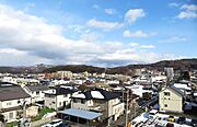 東側バルコニーからの眺望（眺望は永続的に保証されるものではありません）