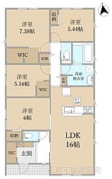 リーブルガーデン中央区新橋町　1号棟