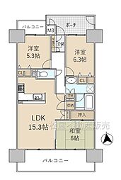 間取図画像 3LDK