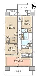 PRESSANCELOGERHAMAMATSU 3LDKの間取図画像