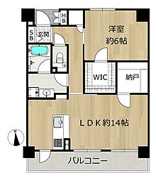間取図画像 1SLDK