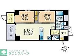 間取図画像 2SLDK