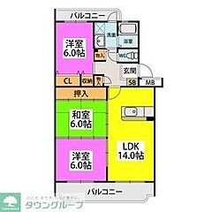 物件の間取り