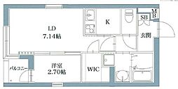 SUNNY CREST NISHIJIN(サニークレスト西新) 4階