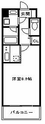 WAKO大手門 1Kの間取図画像