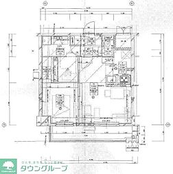 CREST西新 1LDKの間取図画像