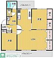 室見団地4棟4階8.4万円