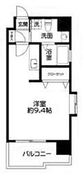ローズモント・フレア舞鶴 1Kの間取図画像