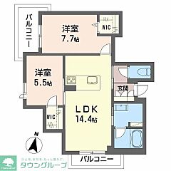 物件の間取り