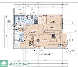 テングッドアラト 1LDKの間取図画像
