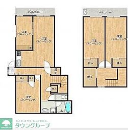 サンビーチビル 4LDKの間取図画像