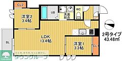 物件の間取り