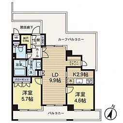 間取図画像 2SLDK