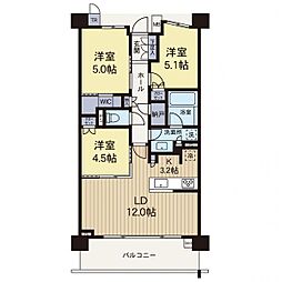 間取図画像 3LDK