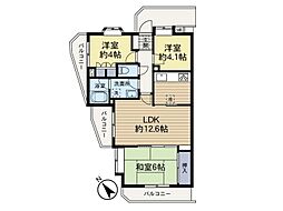 戸塚台パーク・ホームズ参番館 3LDKの間取図画像