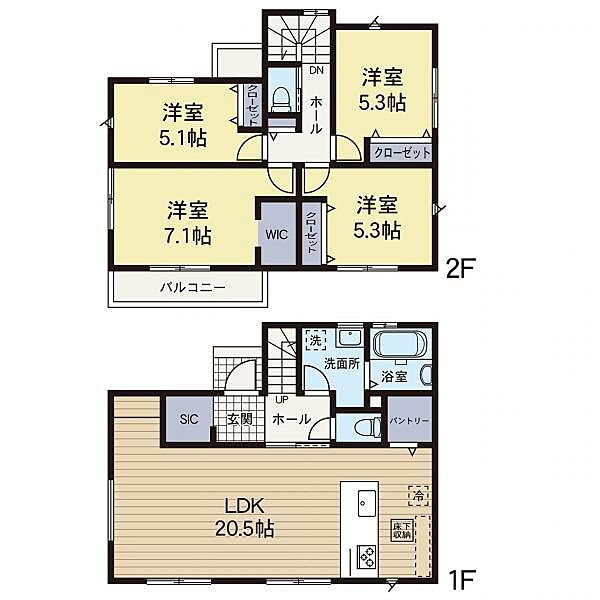 間取りを拡大表示