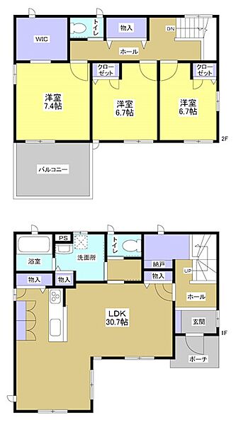 間取りを拡大表示