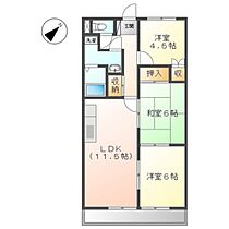 メゾン・ド・Ｋ　セセラギ  ｜ 広島県広島市安佐南区川内5丁目（賃貸マンション3LDK・3階・61.36㎡） その2