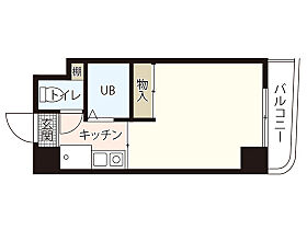 広島県広島市中区住吉町（賃貸マンション1K・8階・19.20㎡） その2