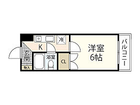 ヴィラブランシュ庚午中  ｜ 広島県広島市西区庚午中1丁目（賃貸マンション1K・6階・17.22㎡） その2