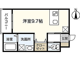 Le Rivage大町東  ｜ 広島県広島市安佐南区大町東3丁目（賃貸アパート1R・1階・27.24㎡） その2