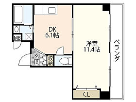 広島県広島市中区十日市町1丁目（賃貸マンション1DK・2階・39.80㎡） その2