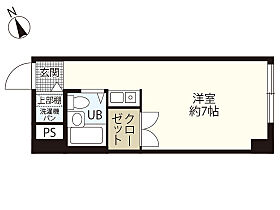 広島県広島市中区本川町2丁目（賃貸マンション1R・4階・17.68㎡） その2