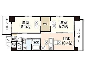 広島県広島市中区舟入町（賃貸マンション2LDK・10階・60.95㎡） その1